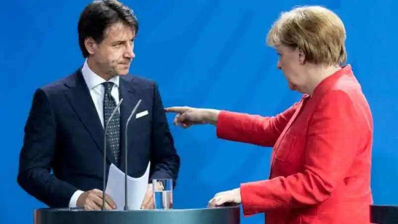 GIUSEPPE CONTE ANGELA MERKEL