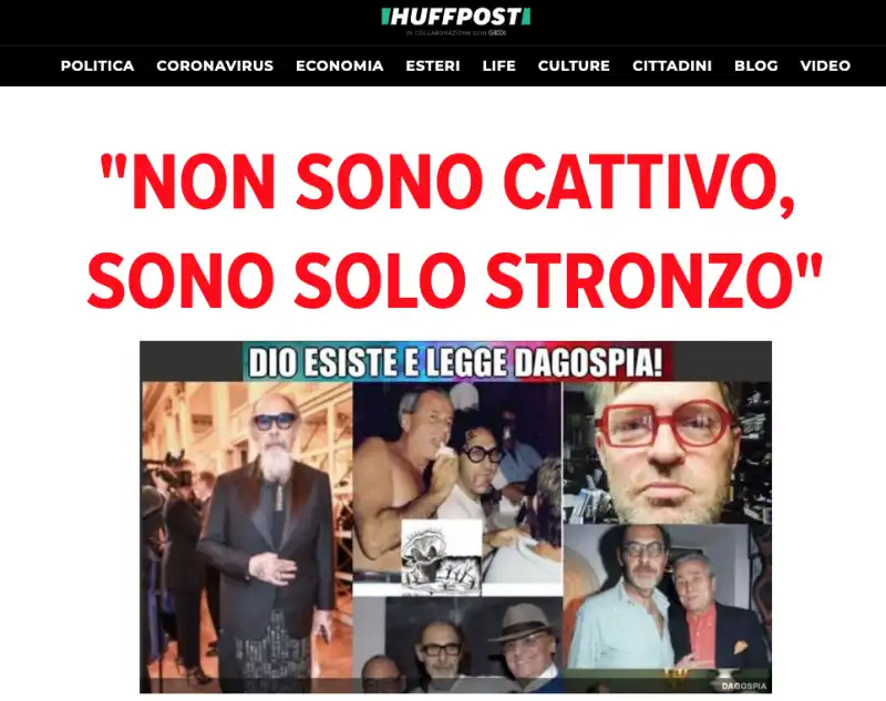 INTERVISTA A DAGO SU HUFFINGTON POST