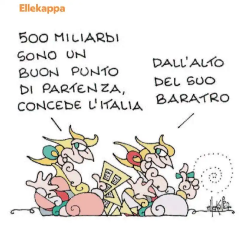 ITALIA E RECOVERY FUND - VIGNETTA ELLEKAPPA