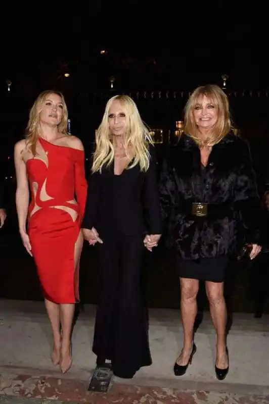 kate hudson donatella versace goldie hawn