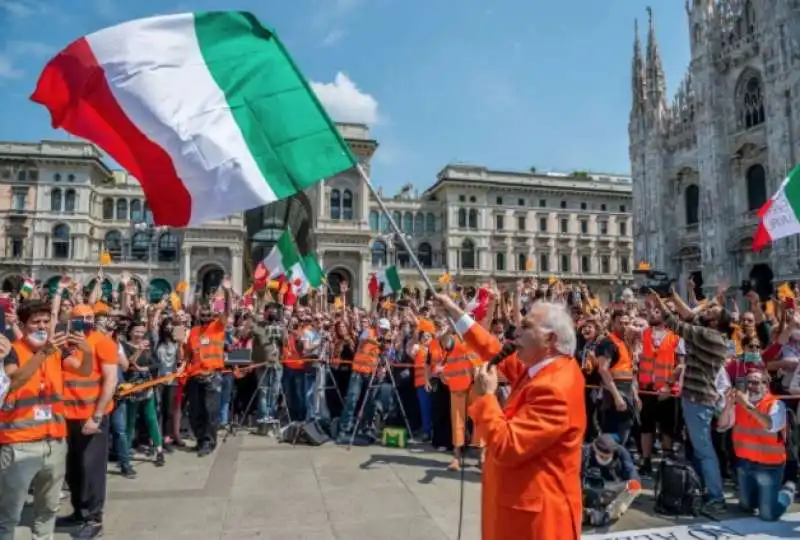 la protesta dei gilet arancioni   il generale pappalardo   3