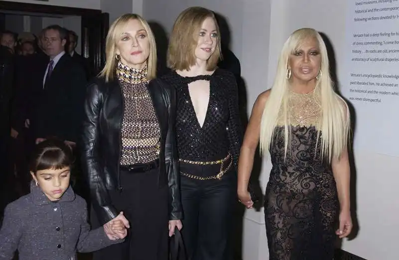 lourdes, madonna, chelsea clinton e donatella versace