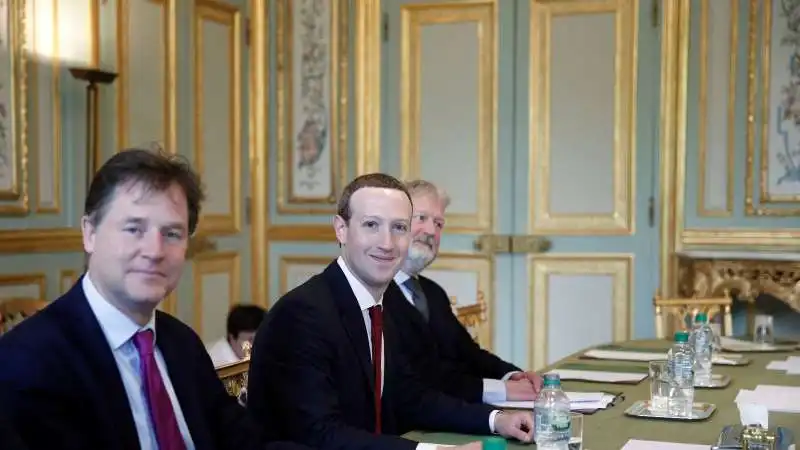 mark  zuckerberg  nick clegg