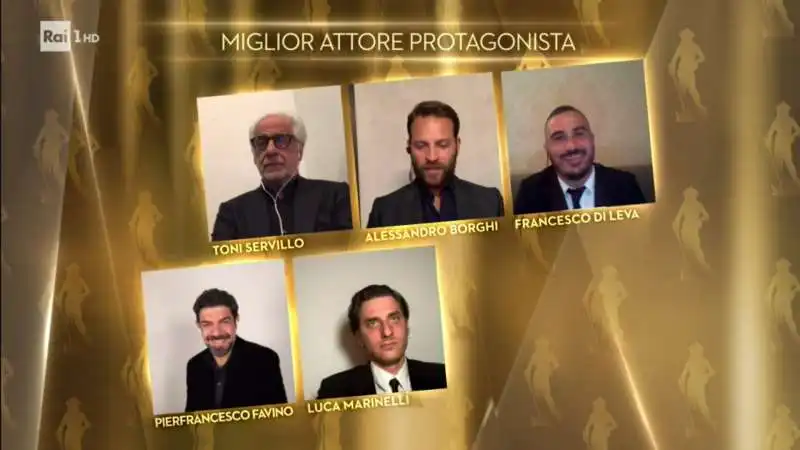 miglior attore protagonista david 2020