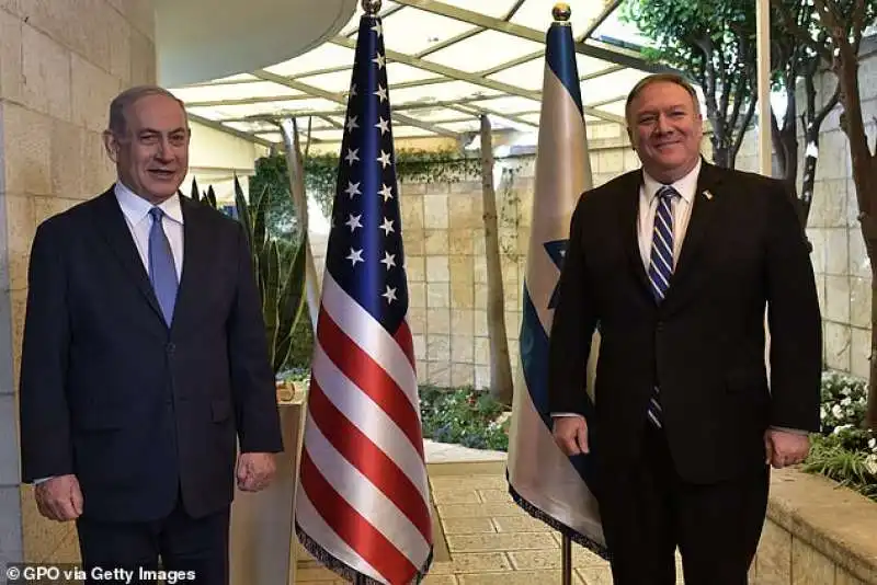 MIKE POMPEO BENJAMIN  NETANYAHU