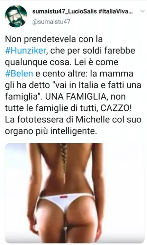 offese a michelle hunziker dopo il servizio su giovanna botteri 2