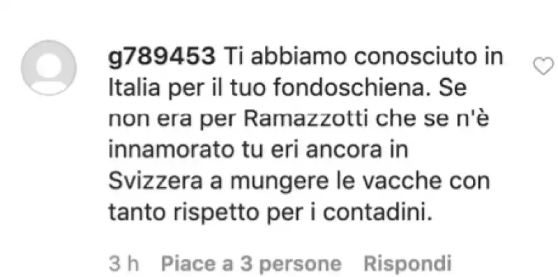 offese a michelle hunziker dopo il servizio su giovanna botteri 7