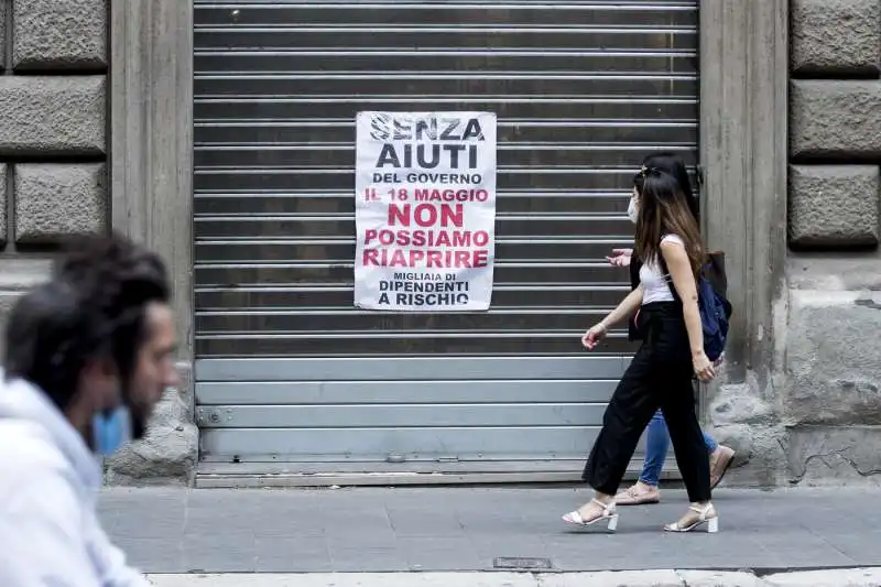 protesta dei commercianti del centro di roma 16