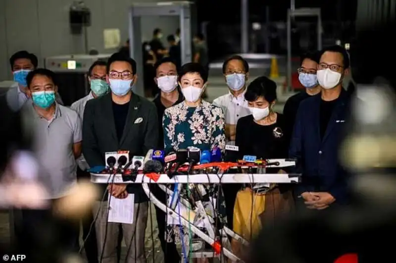 tanya chan manifestanti di hong kong