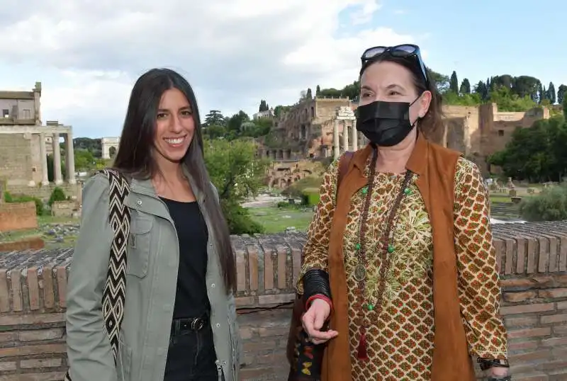 caterina mancinelli scotti con la madre benedetta lignani marchesani  foto di bacco