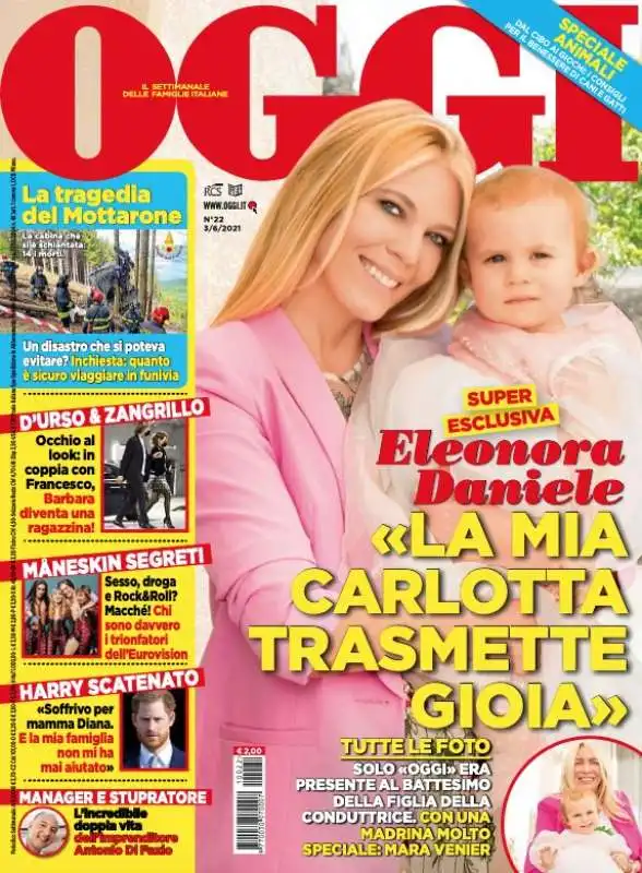 COPERTINA OGGI - 27 MAGGIO 2021