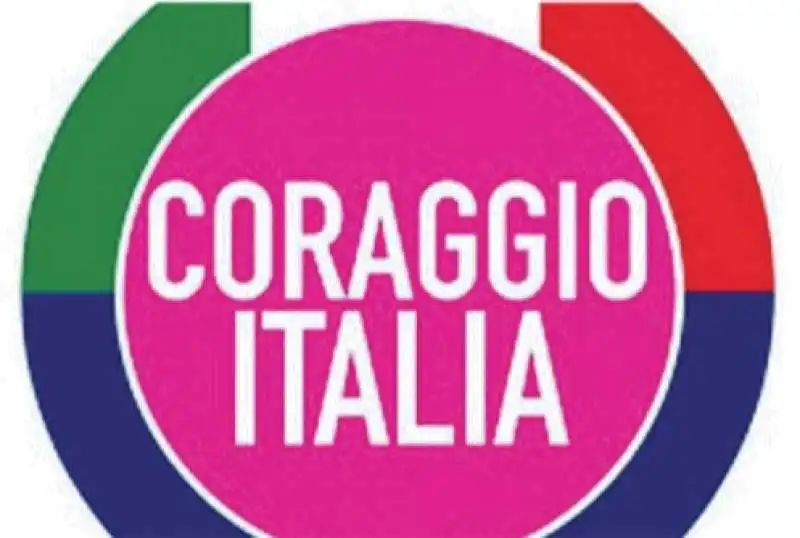 coraggio italia  il logo del nascente partito di luigi brugnaro