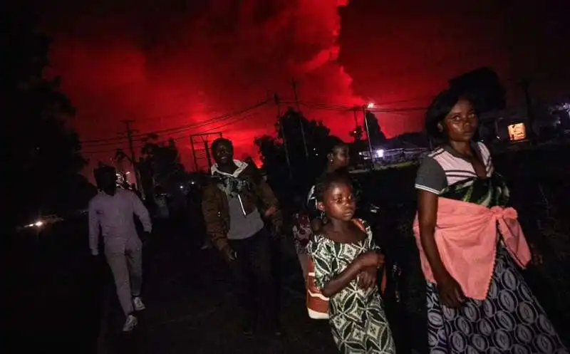 evacuazione vulcano nyiragongo congo6