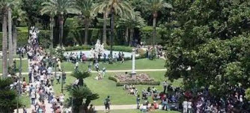 giardini del quirinale il 2 giugno 