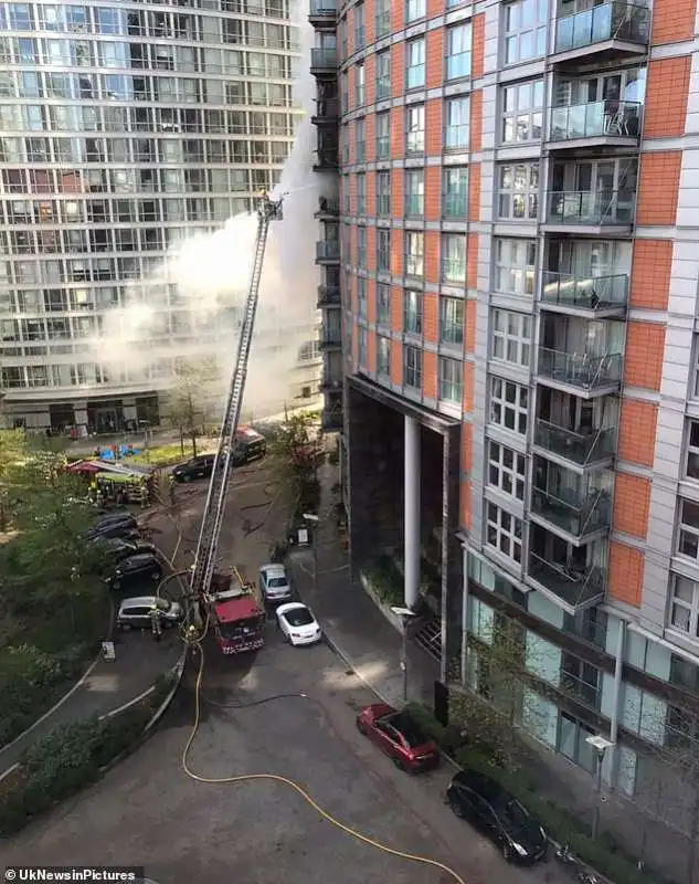 Incendio Londra