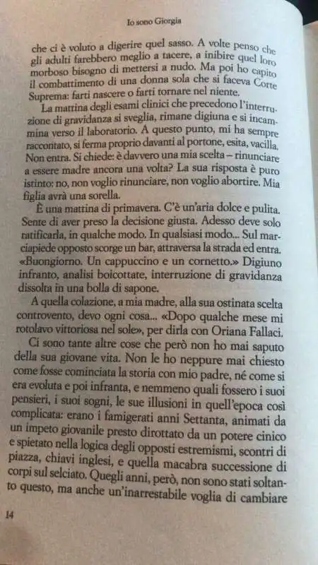 IO SONO GIORGIA - IL LIBRO DELLA MELONI - IL PASSAGGIO SULL'ABORTO 