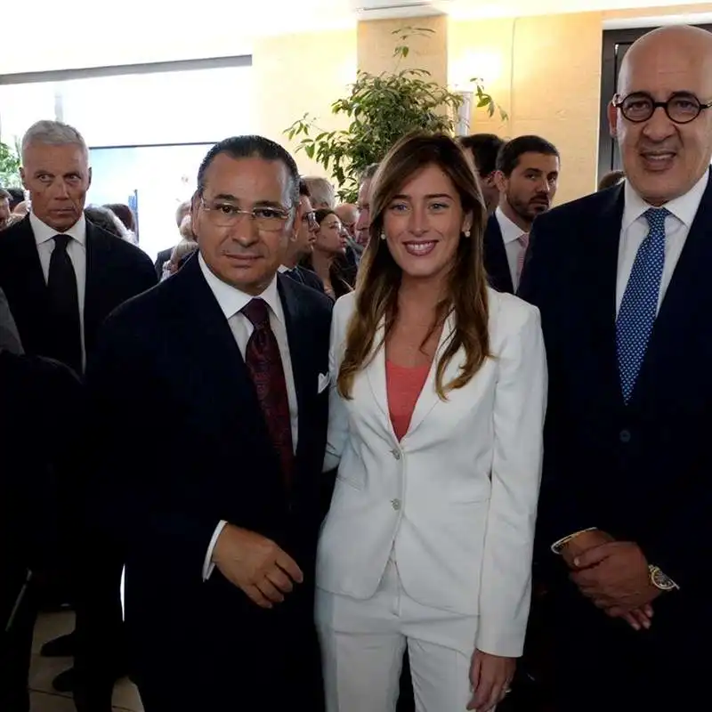 Kamel Ghribi  e Maria elena Boschi