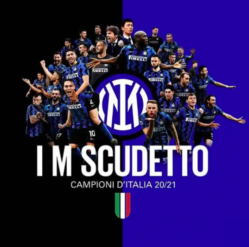 la celebrazione dello scudetto interista