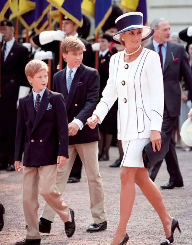 lady diana, william e harry