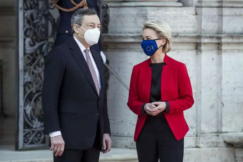 mario draghi ursula von der leyen