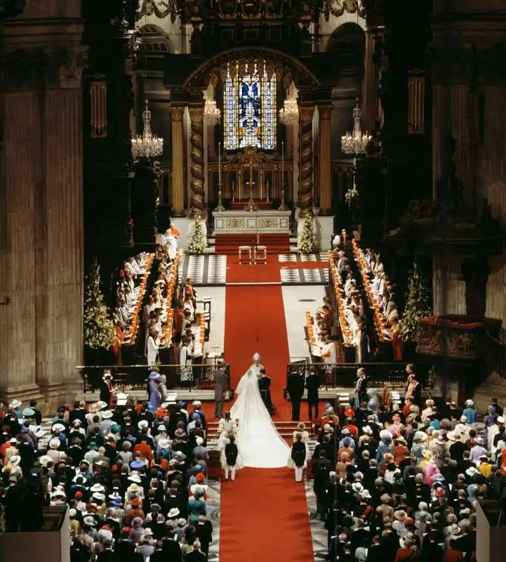 matrimonio di carlo e diana nella cattedrale di st. paul 1