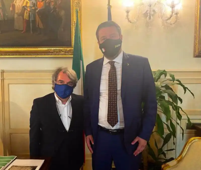 RENATO BRUNETTA CON MATTEO SALVINI