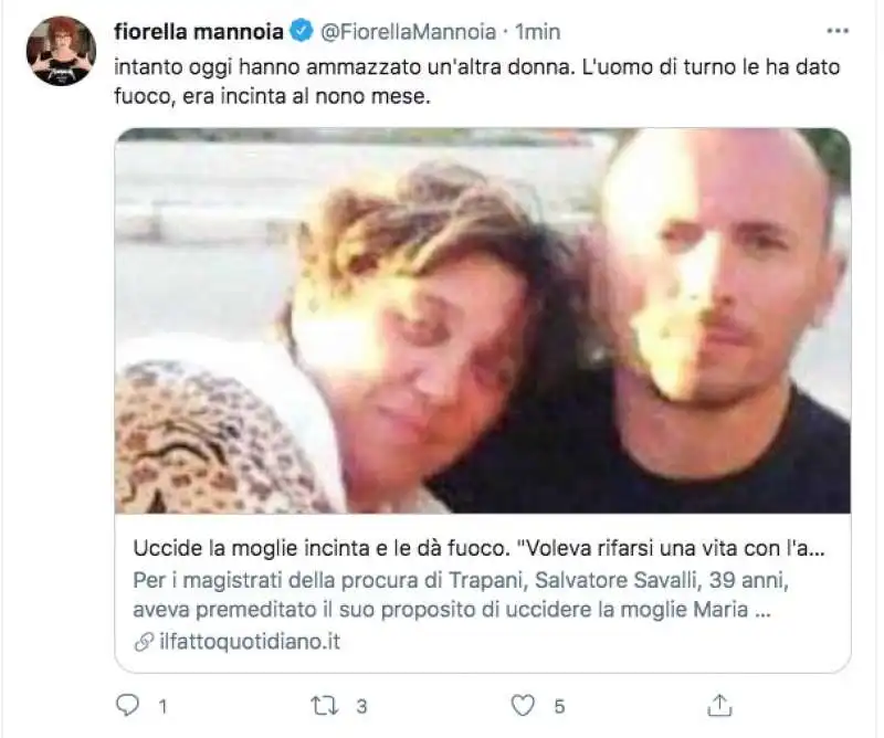 TWEET SBAGLIATO DI FIORELLA MANNOIA