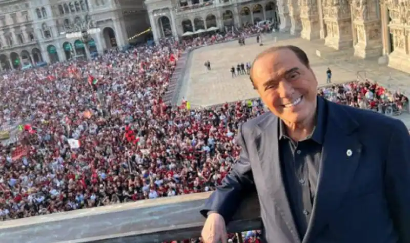 BERLUSCONI FESTA SCUDETTO MILAN