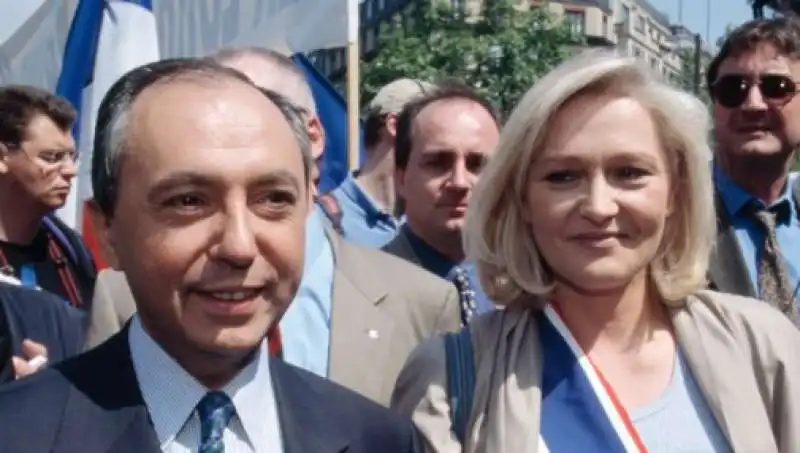 BRUNO MEGRET E MARIE CAROLINE LE PEN