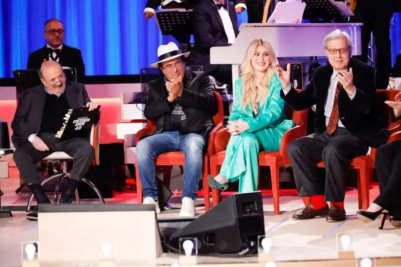 COSTANZO, AL BANO, JASMINE E SGARBI - MAURIZIO COSTANZO SHOW 