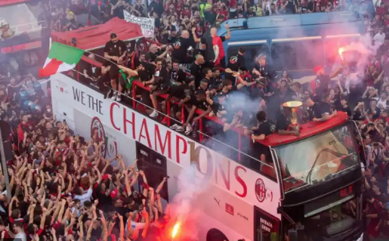 festa scudetto milan