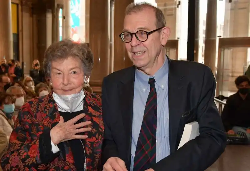 filippo ceccarelli con la mamma letizia  foto di bacco