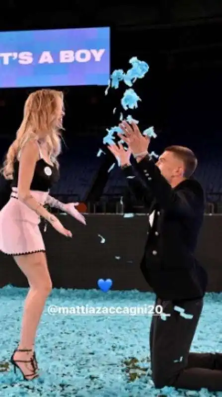 il gender reveal di chiara nasti e mattia zaccagni 2