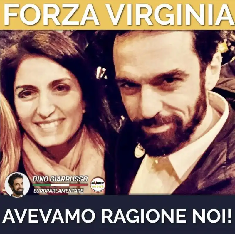 IL POST DI DINO GIARRUSSO DOPO L ASSOLUZIONE DI VIRGINIA RAGGI 