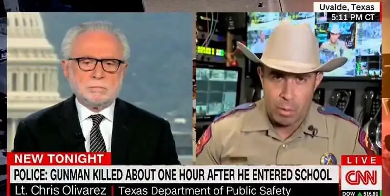 Il tenente della polizia Chris Olivarez alla Cnn