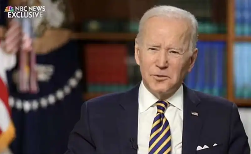 joe biden intervistato da lester holt per nbc