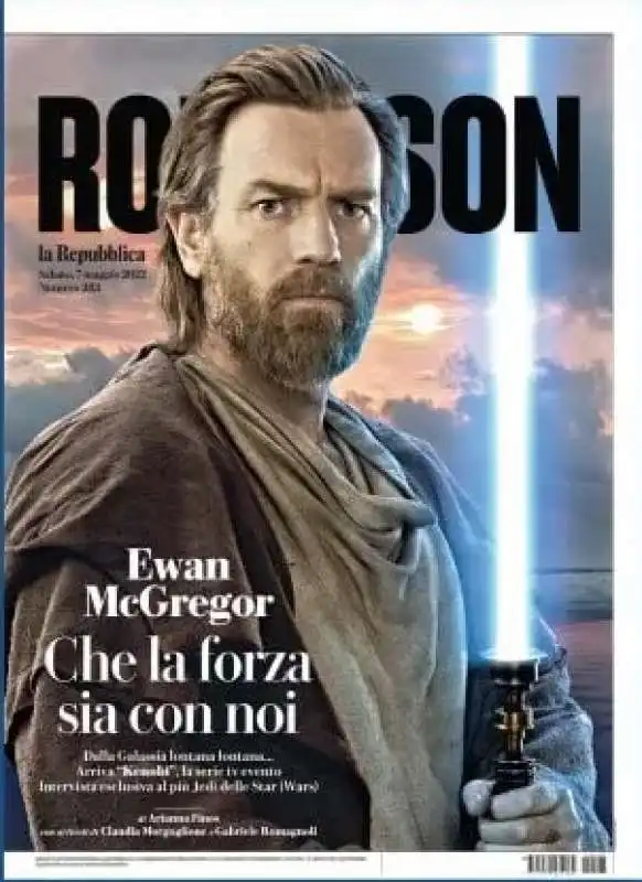 la copertina di robinson con ewan mcgregor 