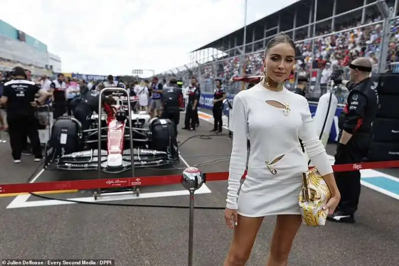 La modella Olivia Culpo al Gp di Miami