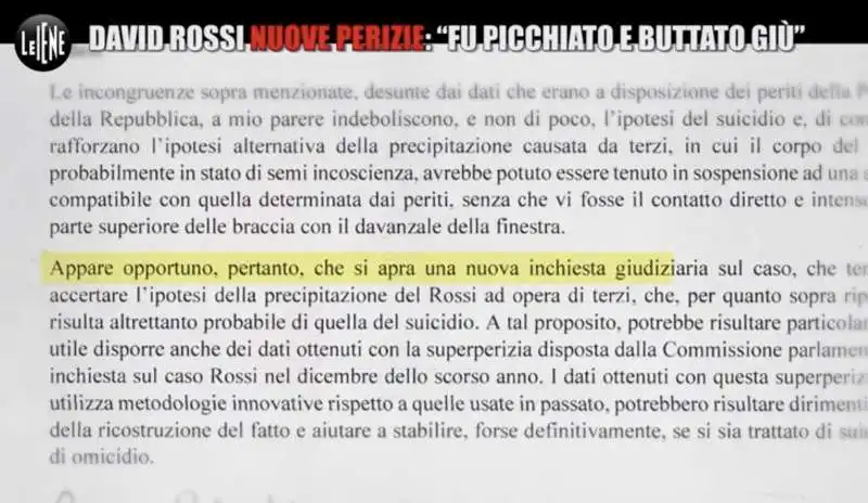 le due nuove perizie sulla morte di david rossi   il servizio delle iene   14