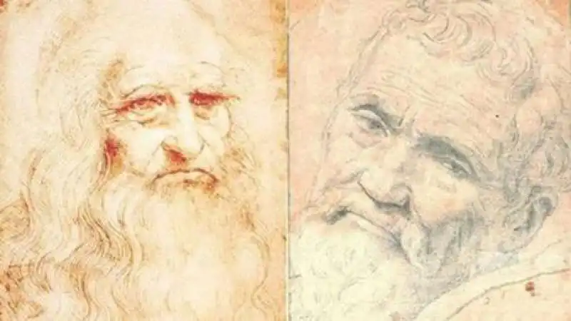 leonardo da vinci michelangelo buonarroti 3