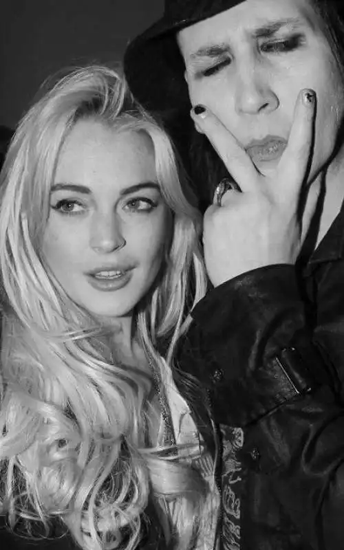 lindsay lohan marilyn manson