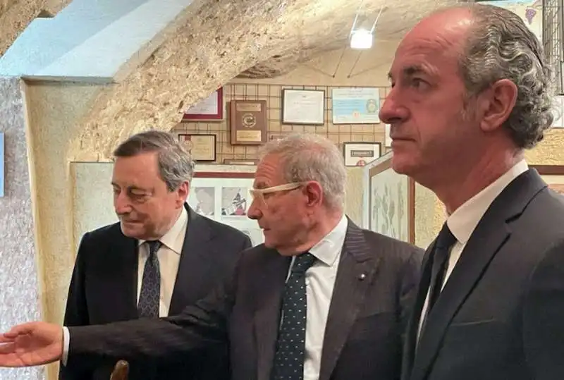 MARIO DRAGHI SANDRO BOSCAINI LUCA ZAIA