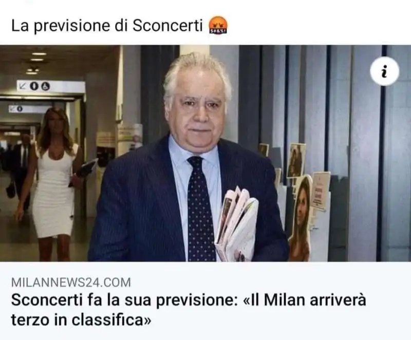 mario sconcerti sul milan