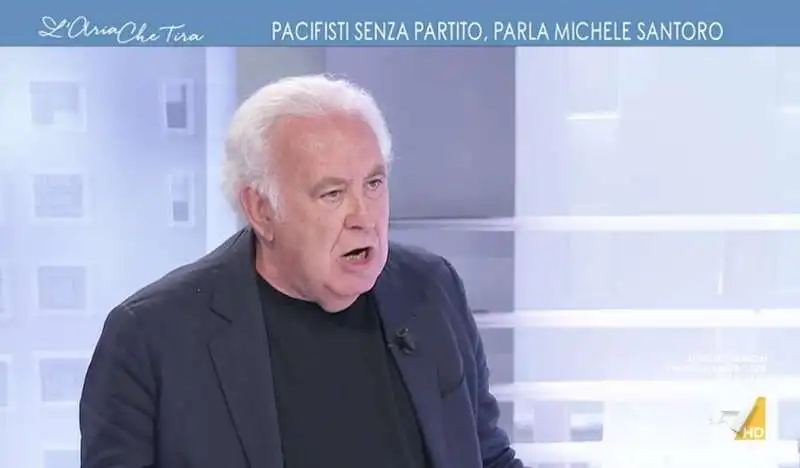 michele santoro a laria che tira   3