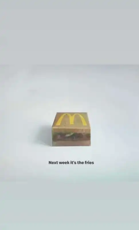 packaging alimentare di mcdonald 