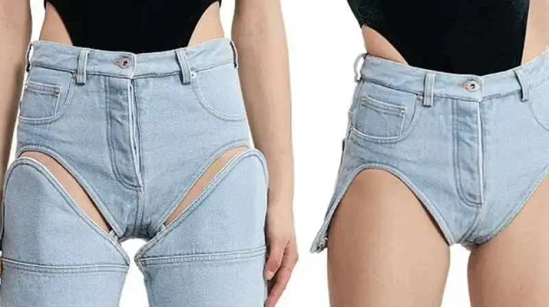 pantaloncini jeans