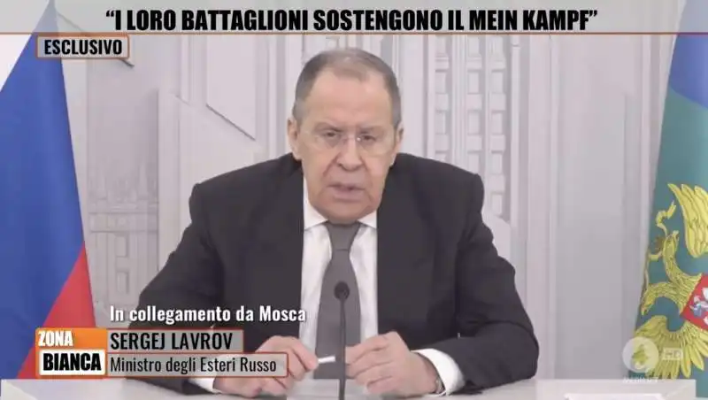 sergei lavrov intervistato da giuseppe brindisi a zona bianca   3