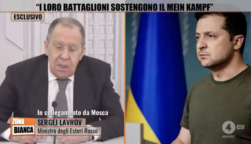 sergei lavrov intervistato da giuseppe brindisi a zona bianca   5