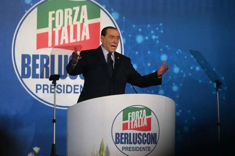 silvio berlusconi   convention di forza italia  