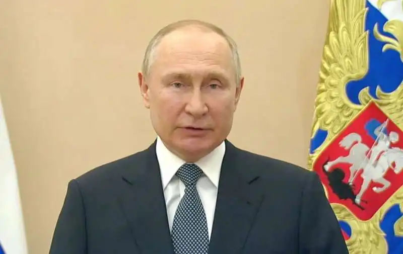 Videomessaggio di Putin